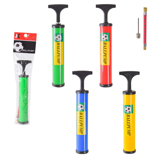 Насос для м'ячів 25 см 4 кольори в асортименті N41504 Насос для м'ячів 25 см 4 кольори в асортименті N41504