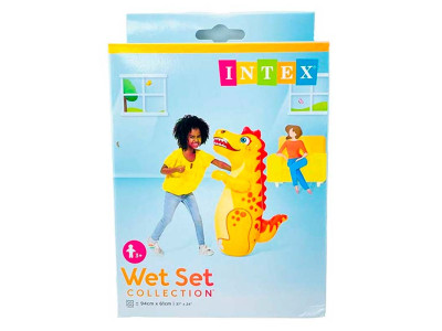 Надувна іграшка-неваляшка Intex для пляжу 44669_Yellow