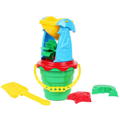 Пісочний набір Технок "Млин" з відром 1370