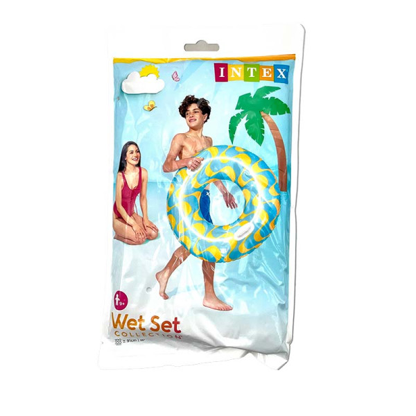 INTEX Коло 91см "Зірки" з ручками (3 кольори) 59256_Blue