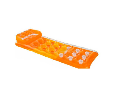 Пляжний матрац INTEX із подушкою одномісний 58890_Orange