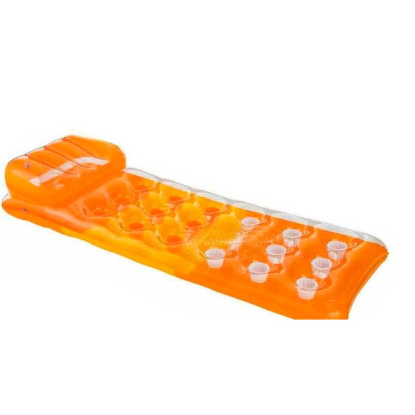Пляжний матрац INTEX із подушкою одномісний 58890_Orange