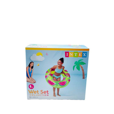 Коло надувне Intex з фруктами 107 см 56261_Green