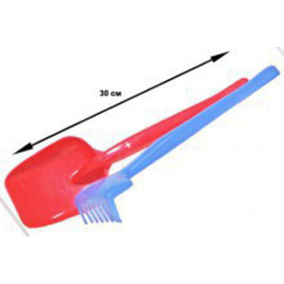 Лопата + граблі великі АМИДА МГ116