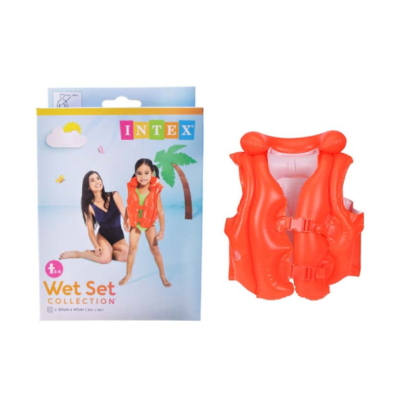 INTEX жилет дитячий надувний помаранчевий 50 см*47 см 58671