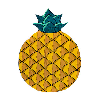 Пляжний рушник-підстилка K14344_Pineapple