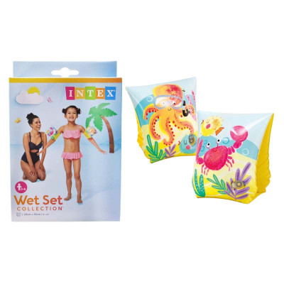 Надувні нарукавники Intex з рибками від 3 до 6 років 58652