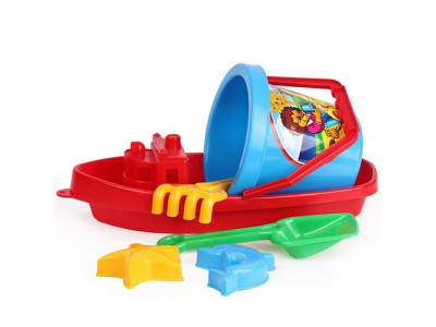 Пісочний набір Технок "Корабель" з інструментом 2889