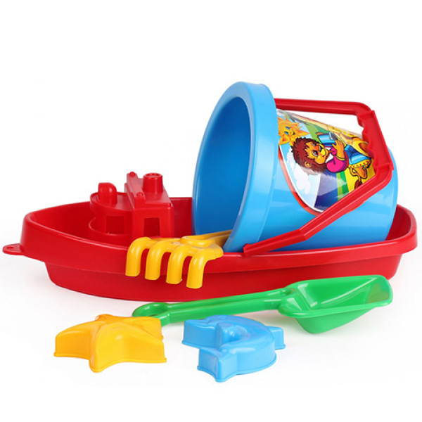 Пісочний набір Технок "Корабель" з інструментом 2889