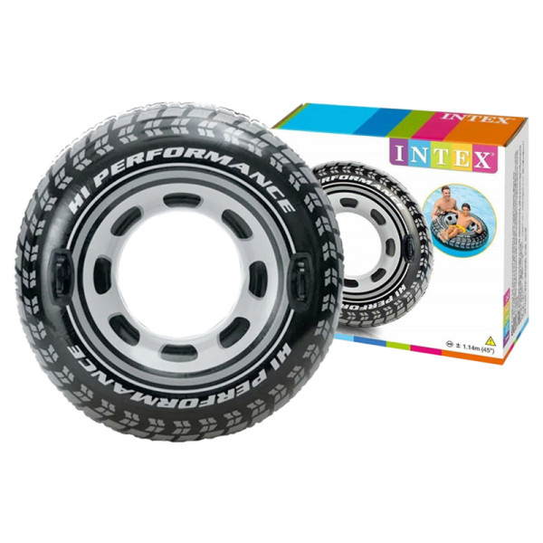 Коло 114см "Шина" з ручками INTEX 56268