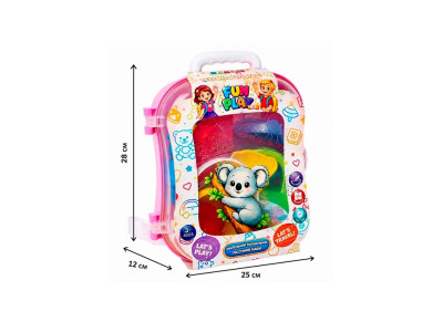 Ігровий набір Бамсик "Маленький мандрівник" пісочний 305/1_Koala Pink Ігровий набір Бамсик "Маленький мандрівник" пісочний 305/1_Koala Pink