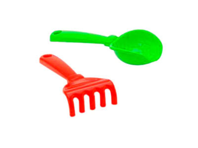 Набір для гри з піском "Кувшинка" №5 1074_Blue-Yellow