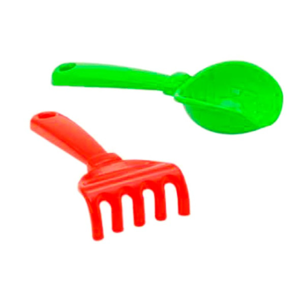 Набір для гри з піском "Кувшинка" №5 1074_Blue-Yellow