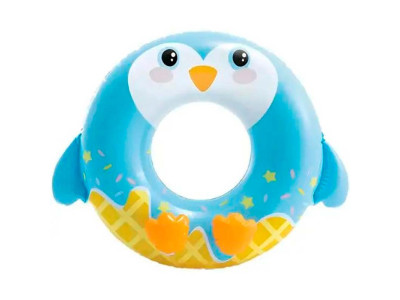 Коло надувне INTEX "Тварини" 84 см 59266_Penguin Коло надувне INTEX "Тварини" 84 см 59266_Penguin