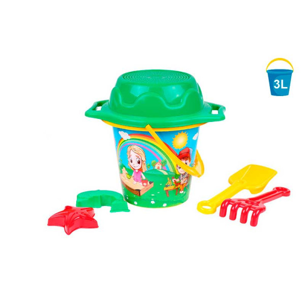 Набір для гри з піском П ТехноК пластиковий 1448B Набір для гри з піском П ТехноК пластиковий 1448B