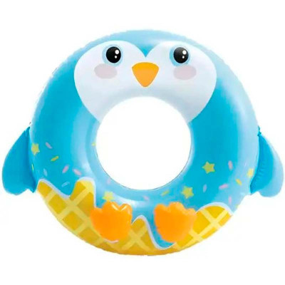 Коло надувне INTEX "Тварини" 84 см 59266_Penguin Коло надувне INTEX "Тварини" 84 см 59266_Penguin