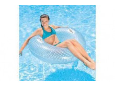 INTEX Коло 114см кришталеве з ручками 56264