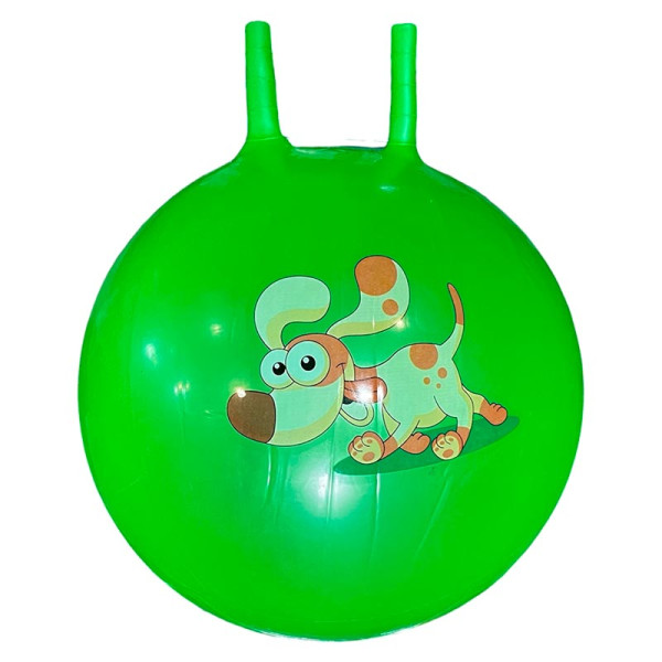 Мяч для фітнесу ріжки 55 см 450 грам RB26508_Green