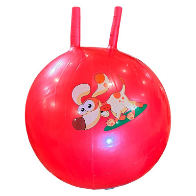 Мяч для фітнесу з ріжками 45 см 350 грам RB26507_Red