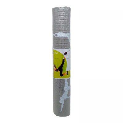 Килимок для йоги/фітнесу PVC 4мм 173*61 см BT-SG-0018_Gray