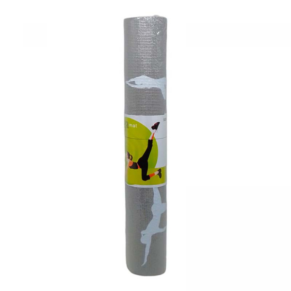 Килимок для йоги/фітнесу PVC 4мм 173*61 см BT-SG-0018_Gray