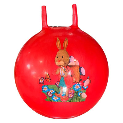 Мяч для фітнесу ріжки 55 см 450 грам RB26508_Red Мяч для фітнесу ріжки 55 см 450 грам RB26508_Red