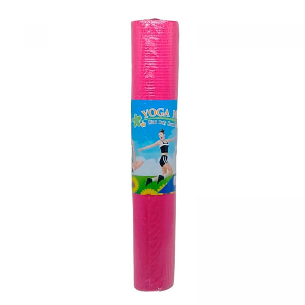 Килимок для йоги/фітнесу PVC 4мм 173*61 см BT-SG-0018_Pink