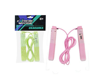 Скакалка з лічильником 27 м JR2211_Pink