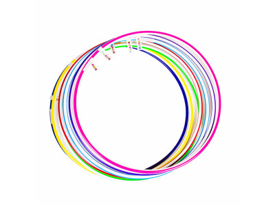 Обруч Бамсік Веселка 2 середній 75 см 0170 Обруч Бамсік Веселка 2 середній 75 см 0170
