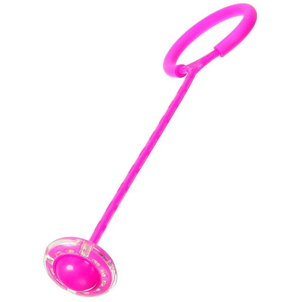 Нейроскакалка зі світловим ефектом 5 кольорів 62 см МG-2_Pink