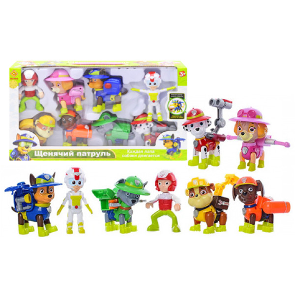 Набір героїв "Щенячий патруль" CH-701T Набір героїв "Щенячий патруль" CH-701T