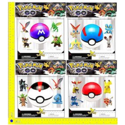 Покебол із фігурками "Pokemon GO" BT-PG-0005