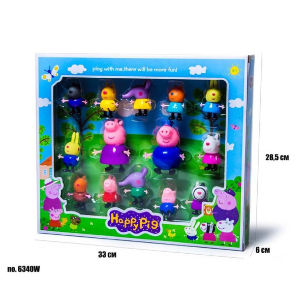Набір Фігурок Свинка Пеппа 930 (6340) Набір Фігурок Свинка Пеппа 930 (6340)