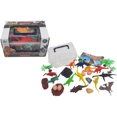 Набір фігурок динозаврів в саквояжі 303-335