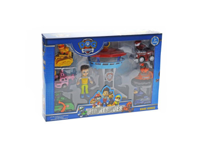 База "Дружок" Paw Patrol 7 героїв 6 машинок PB335