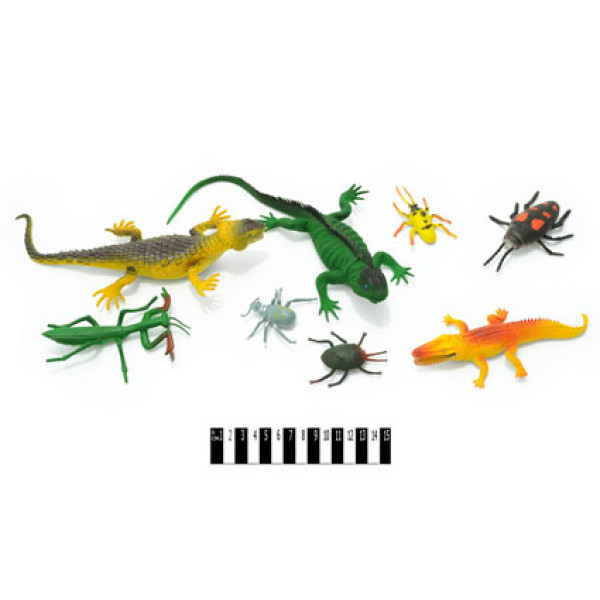 Набір рептилій і жуків F833 Набір рептилій і жуків F833