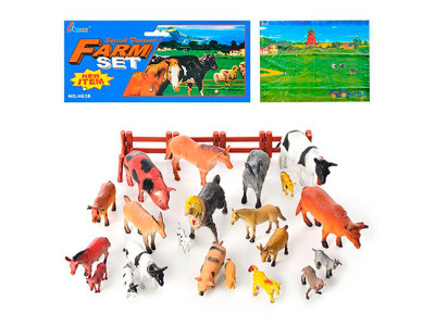 Тварини домашні ігрове поле 21 шт у пакеті 255х40 см H638