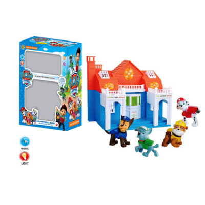 Будиночок "Paw Patrol" ZY-564 (36шт/2) муз світло 4 фігурки з меблями в ZY-564 Будиночок "Paw Patrol" ZY-564 (36шт/2) муз світло 4 фігурки з меблями в ZY-564