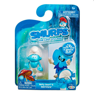 Іграшка фігурка Smurfs Hefty Smurf & Smurfstorm у блістері 2 шт 96565(96562)(96567)