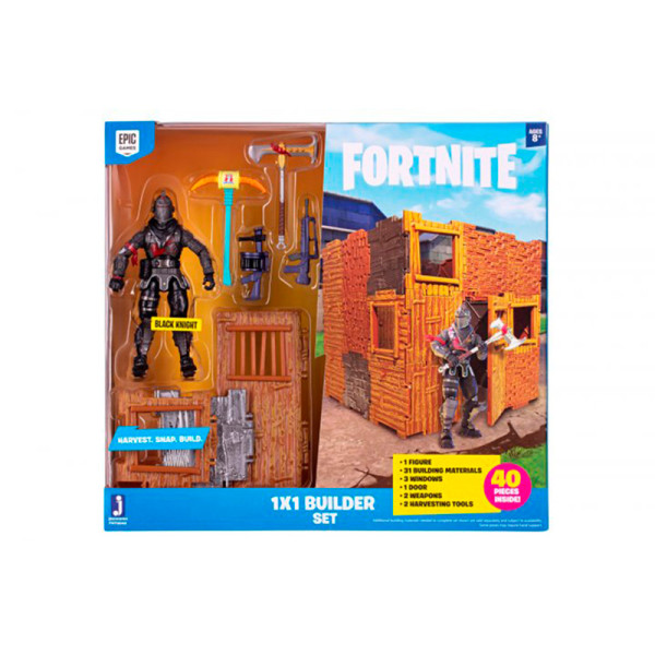 Колекційна фігурка Jazwares Fortnite Builder Set Black Knight FNT0048 Колекційна фігурка Jazwares Fortnite Builder Set Black Knight FNT0048