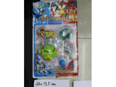 Покемони + покебол "Pokemon 3" 3 фігурки BT-PG-0010