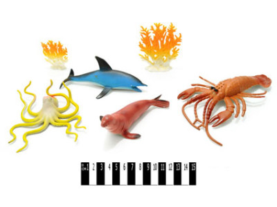 Набір тварин "Морські мешканці" S712/3