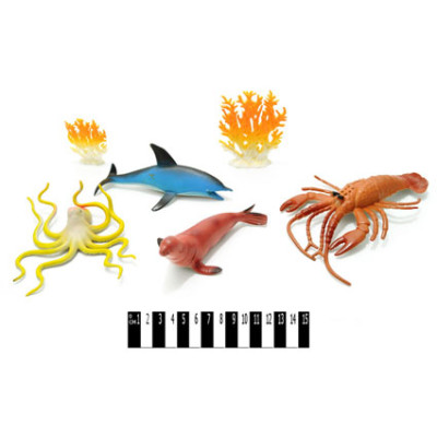 Набір тварин "Морські мешканці" S712/3