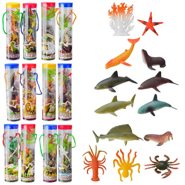 Звірі в колбі 12 видів T3014/24/34/84/44/64 Звірі в колбі 12 видів T3014/24/34/84/44/64