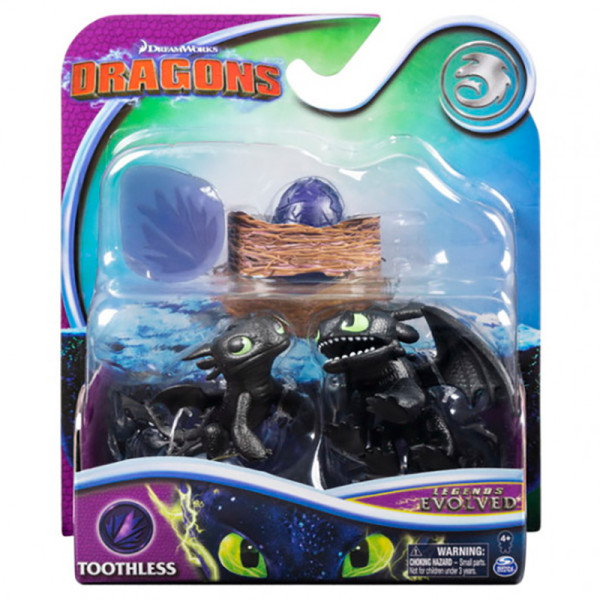 Як приборкати дракона3 Набір з яйця та двох міні фігурок дракон (Безубик) SM66634