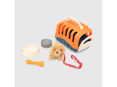 Собака з переноскою і аксесуарами 832-162