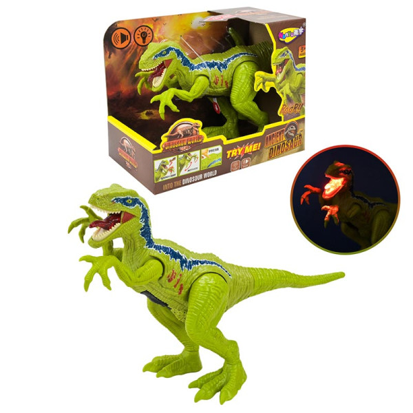 Фігурка динозавра зі світом і звуком NY085-A Фігурка динозавра зі світом і звуком NY085-A
