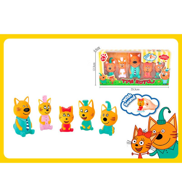 Набір пищалок "Три коти" PT3014 Набір пищалок "Три коти" PT3014