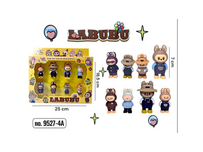 Набір фігурок LABUBU 8 штук в комплекті 9527-4A