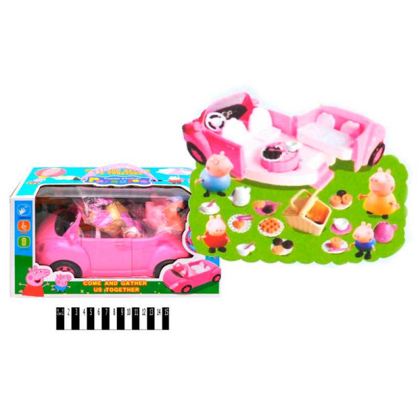 Машина з героями "PP" музична зі світлом YM11-812